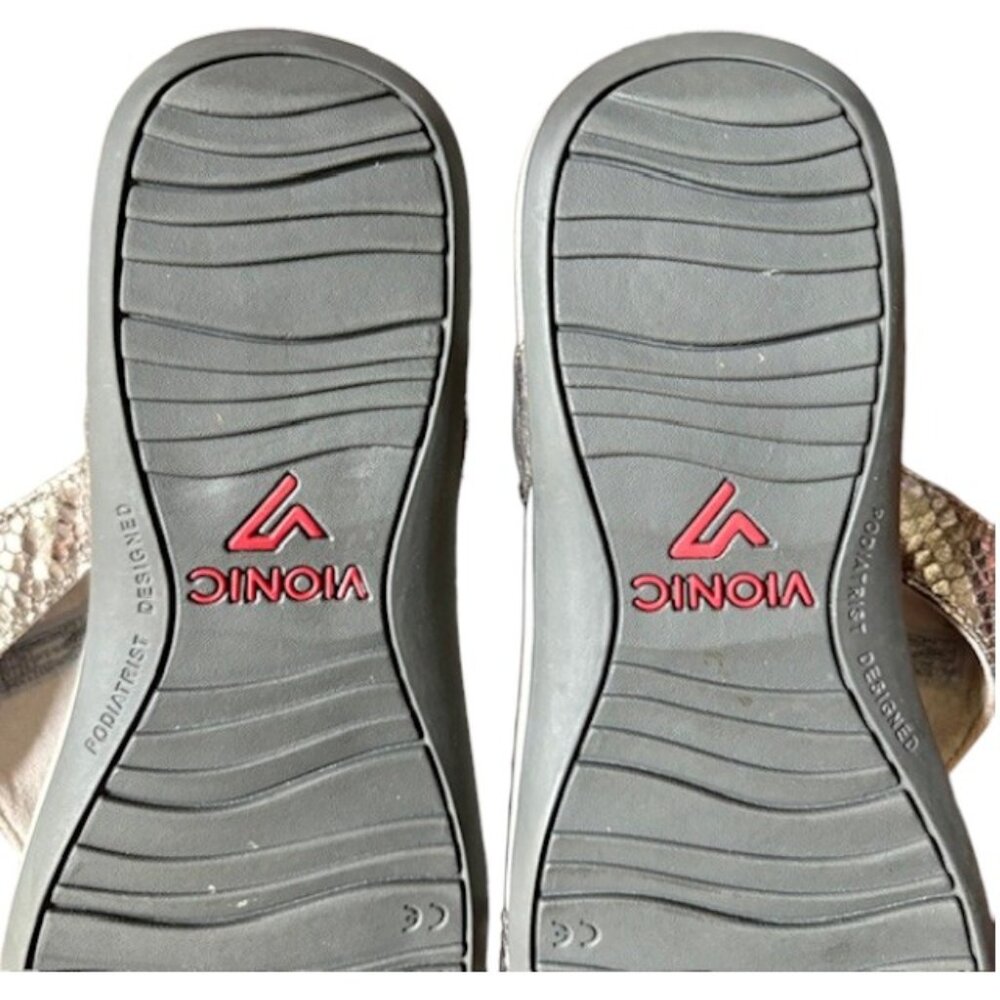 Vionic Vegan Pacific Ellie Snake Slides Adjustabl… - image 7